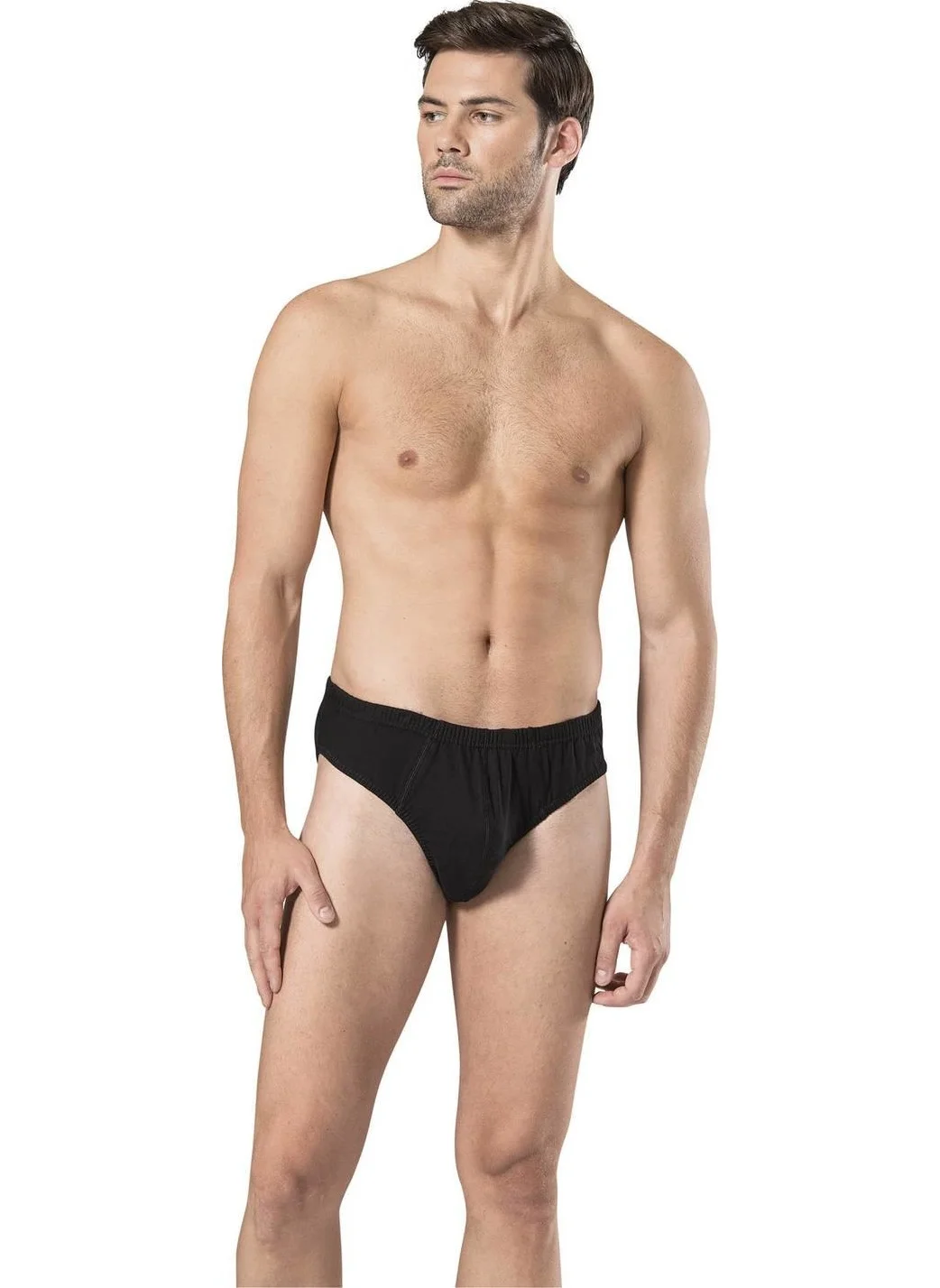 pierre cardin Men's 3-Box Panties Black