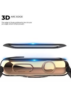 TWEGGON Apple Watch Series 6 Screen Protector 44mm Full Cover Curved Screen Protector for Apple Watch Series 6 44mm Black/Clear  - Image 4