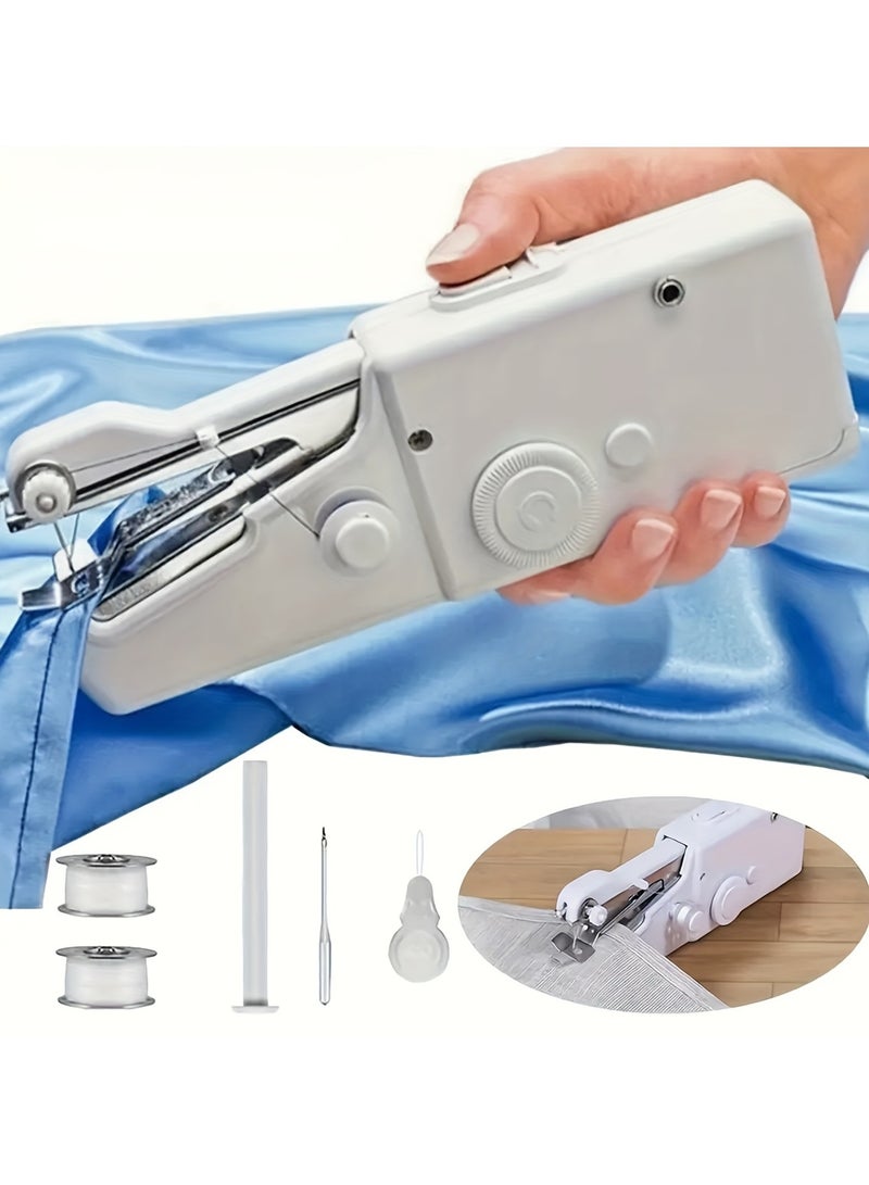 Compact Handheld Sewing Machine - Portable Quick Stitch Tool - Image 1