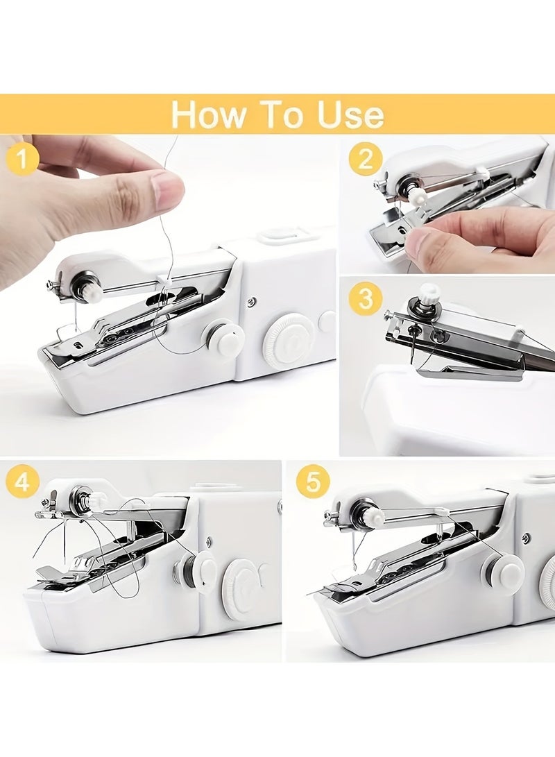 Compact Handheld Sewing Machine - Portable Quick Stitch Tool - Image 2