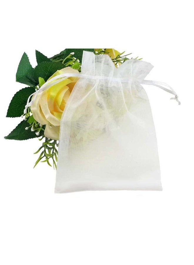 Decora 4x6 Inch 20 Colors Organza Drawstring Bags Wedding Favour Mesh Bags for Gift Mini Jewelry Candy Pack of 120 - Image 4