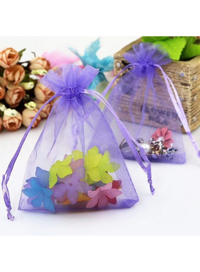 Decora 4x6 Inch 20 Colors Organza Drawstring Bags Wedding Favour Mesh Bags for Gift Mini Jewelry Candy Pack of 120 - Image 5