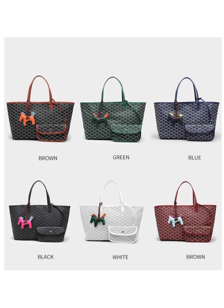 Generic Printed Shopper Tote White Pendants Random  - Image 3