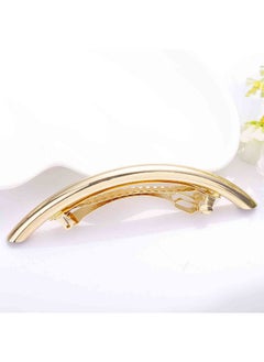 Yheakne Tube Bar Hair Clip Barrette Gold Tube Hair Barrette Clamp Minimal Metal Hair Barrette Clips Decorative Hair Accessories For Women And Girls (Gold)  - Image 2
