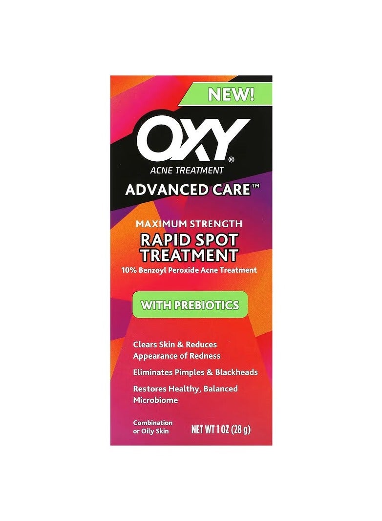 Oxy Rapid Spot Treatment with Prebiotic, Strength, 1 oz (28 g)