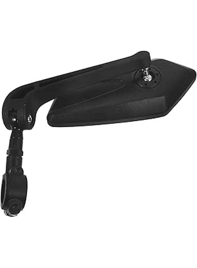 Electric Bike Rearview Mirror Left Side Handlebar Mount Adjustable Safety Convex Glass - Image 1