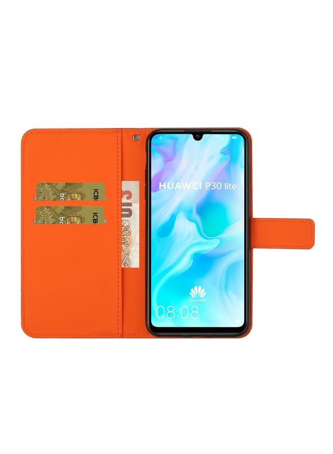 Zaboon Case For Huawei P30 lite Ethnic Style Embossed Pattern Horizontal Flip Leather Case with Holder & Card Slots & Wallet & Lanyard - Image 5