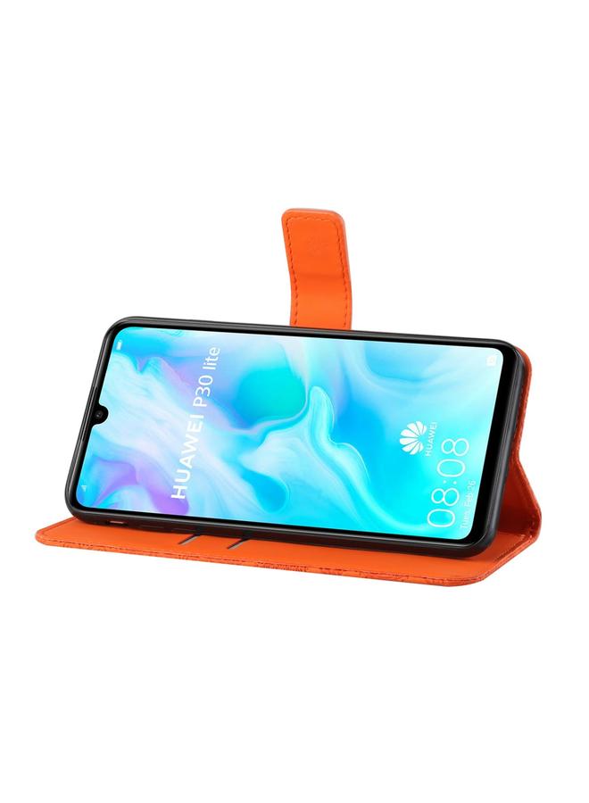 Zaboon Case For Huawei P30 lite Ethnic Style Embossed Pattern Horizontal Flip Leather Case with Holder & Card Slots & Wallet & Lanyard - Image 4