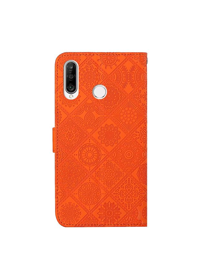 Zaboon Case For Huawei P30 lite Ethnic Style Embossed Pattern Horizontal Flip Leather Case with Holder & Card Slots & Wallet & Lanyard - Image 3