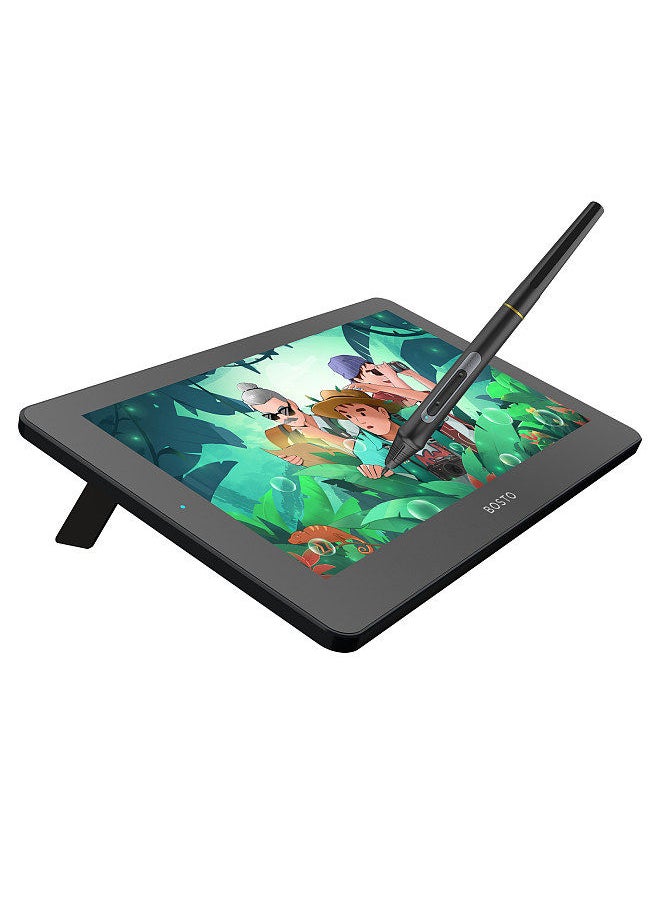 BOSTO BT-12HD Portable 11.6 Inch HD H-IPS LCD Graphics Drawing Tablet 1366*768 Display Support 8192 Pressure Level Passive Technology with Tilt Function USB-Powered Low Consumption Drawing Tablet  - Image 2