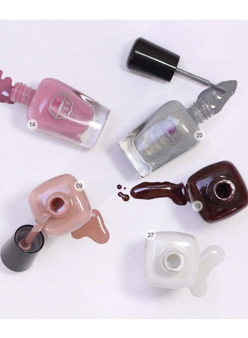 LEF HD Nail Polish Strong and Longwear | GARNET 14 - Image 4