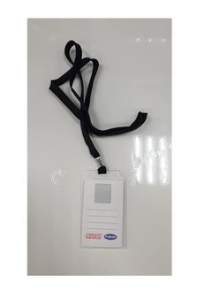 PARTNER ID card, Badge Holder Transparent Vertical With linyard Red/black/blue PARTNER (50pcs) (BALCK)  - Image 5
