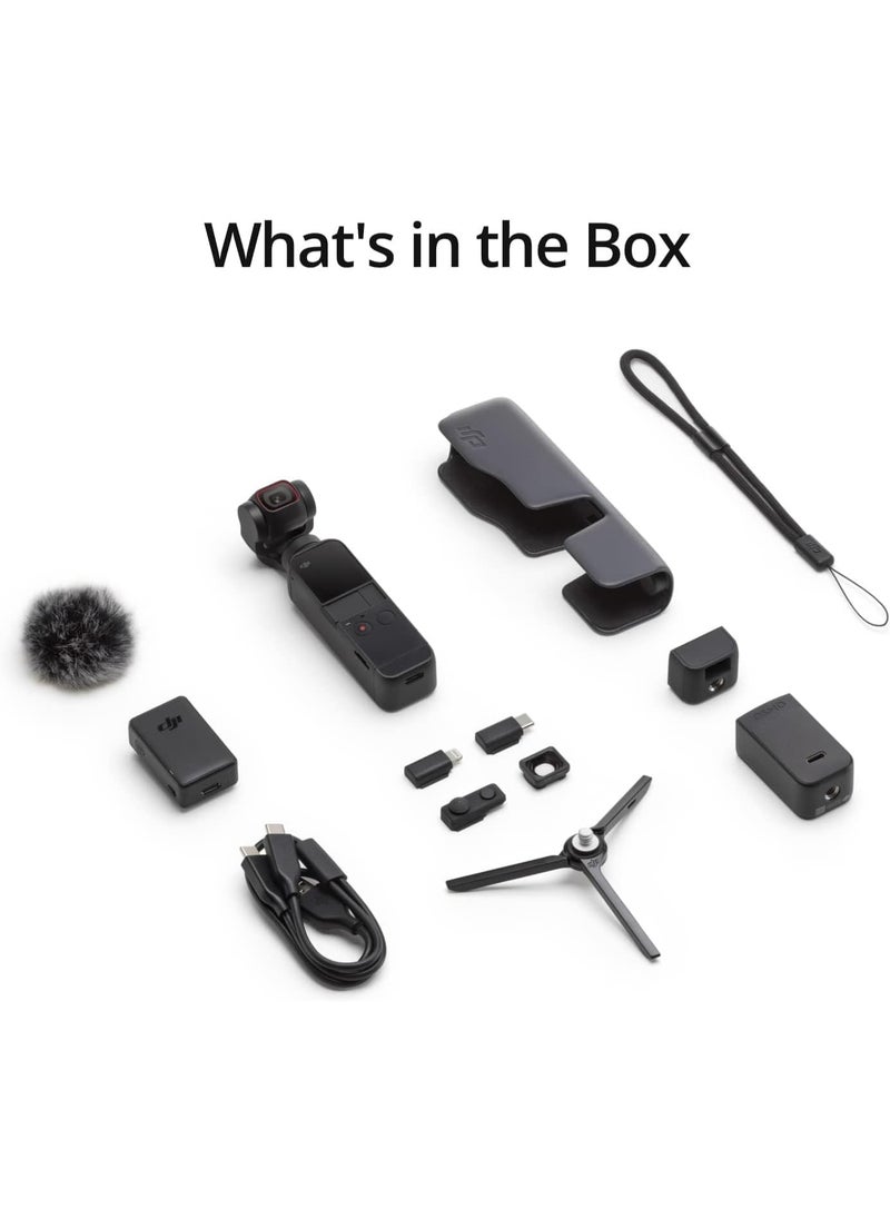 DJI Pocket 2 Creator Combo 3-Axis Camera Gimbal 4K 64MP 8x Zoom