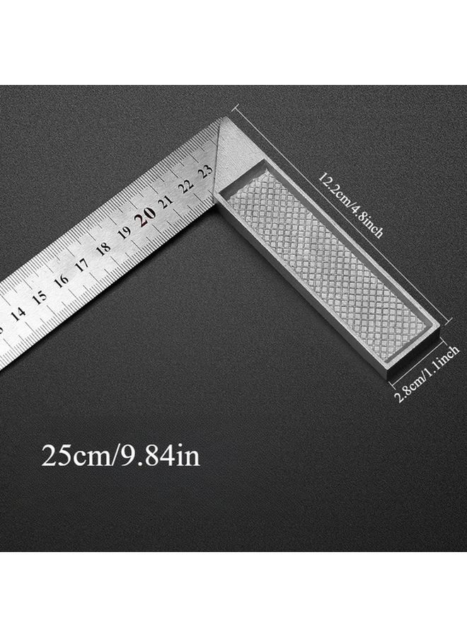 300mm Stainless Steel Angle Square Ruler Dual Scale Precision Measuring Tool - Image 3