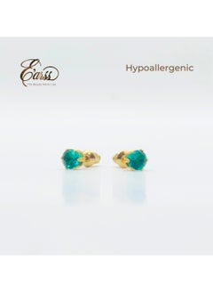 Turquoise Birth Stone December Gold Earring | Stainless Steel | 18K Gold Plated - pzsku/Z6B24731EB6CEAAFEB542Z/45/_/1735381380/d9109a9c-d11c-48ea-989c-4148cb7c65c3