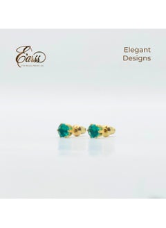 Turquoise Birth Stone December Gold Earring | Stainless Steel | 18K Gold Plated - pzsku/Z6B24731EB6CEAAFEB542Z/45/_/1735381390/65cab59c-73fd-4937-9231-fdaa673be19e