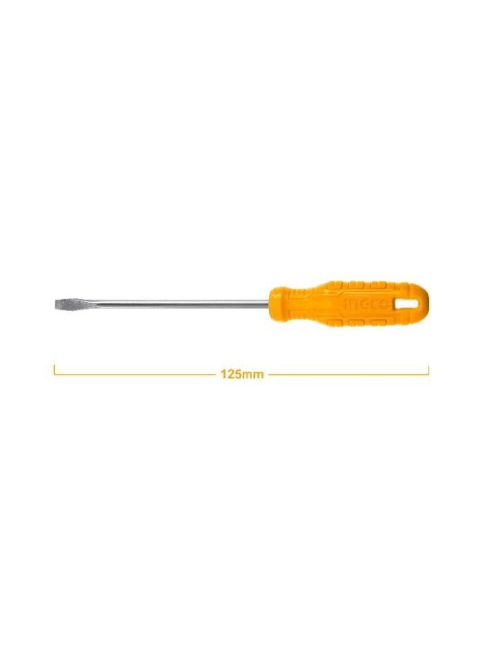 INGCO 6mm Slotted Screwdriver, CRV Material,Non-Slip Handle, Durable and Precision-Engineered, Ideal for Home and Professional Use - Image 2