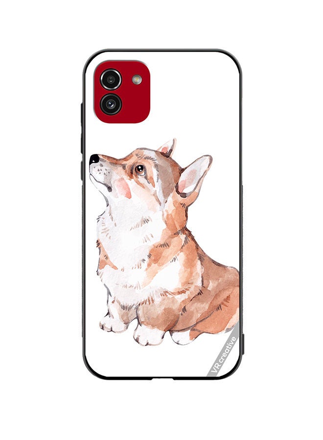VR CREATIVE Protective Case Cover For Samsung Galaxy A03 Cute Fox Design Multicolour - Image 1
