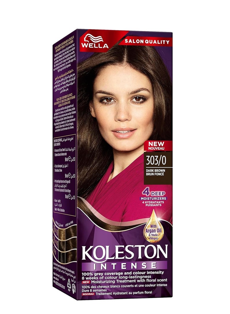 Wella Koleston Intense Hair Color 303/0 Dark Brown