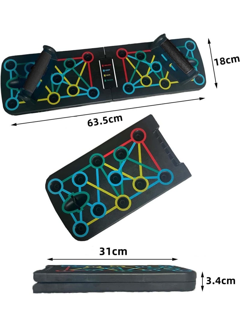 CHU DAI Push Up Board, Multi-Function 14 in 1 Push Up Bar, Portable Home Gym Strength Training Equipment for Men and Women - Image 2