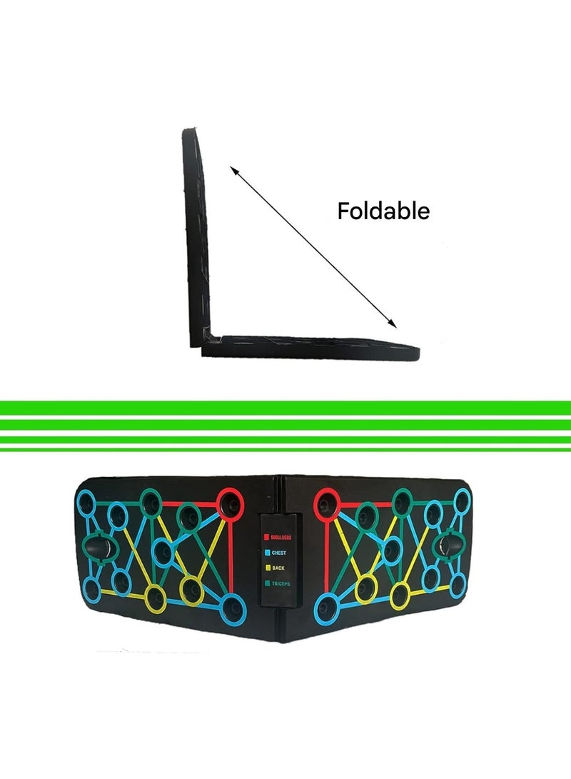 CHU DAI Push Up Board, Multi-Function 14 in 1 Push Up Bar, Portable Home Gym Strength Training Equipment for Men and Women - Image 5