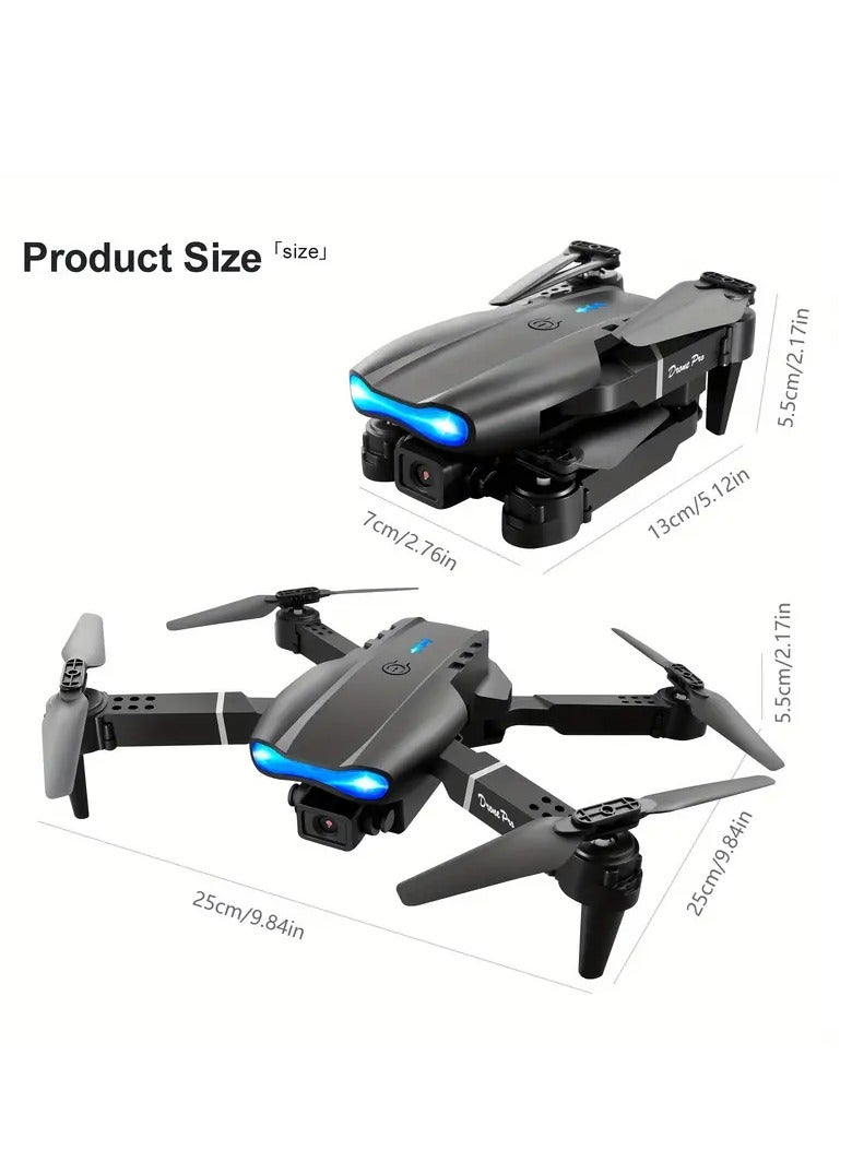 E99 Foldable Drone with Camera – Remote Control Beginner Drone for Men – Indoor & Outdoor Affordable RC Quadcopter Gift - Image 2