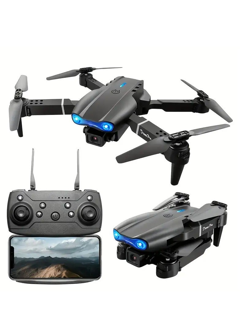 E99 Foldable Drone with Camera – Remote Control Beginner Drone for Men – Indoor & Outdoor Affordable RC Quadcopter Gift - Image 4