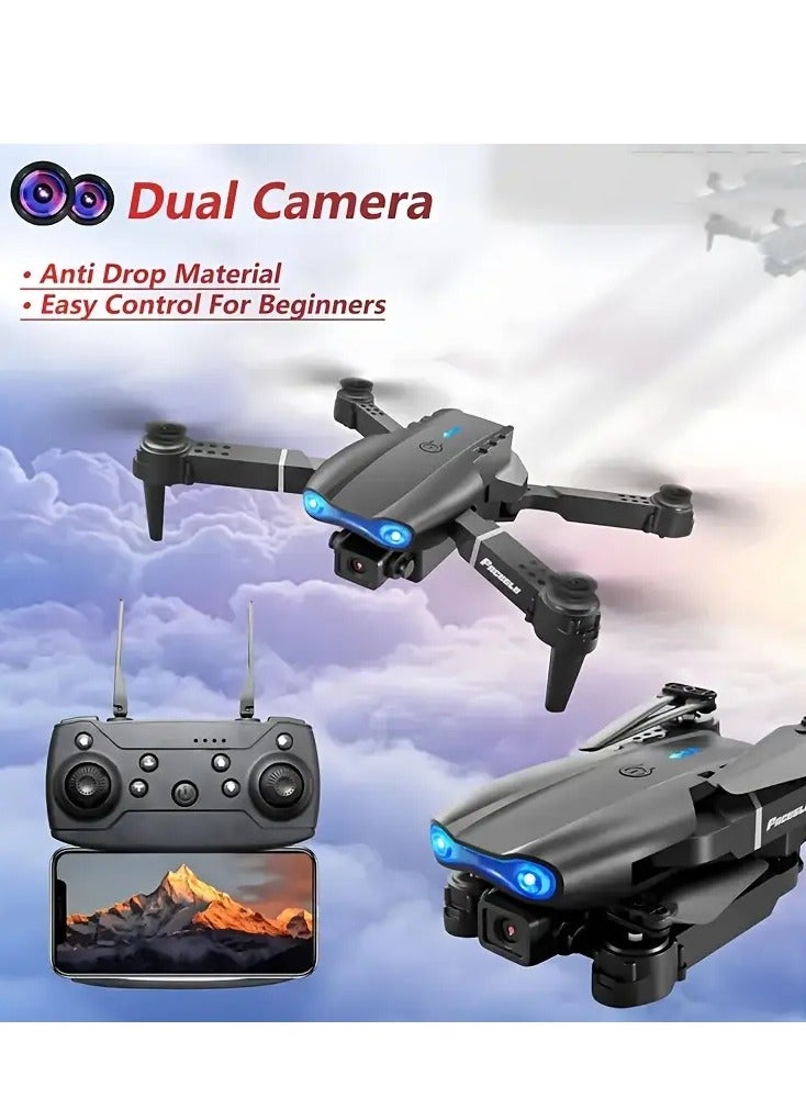 E99 Foldable Drone with Camera – Remote Control Beginner Drone for Men – Indoor & Outdoor Affordable RC Quadcopter Gift - Image 5