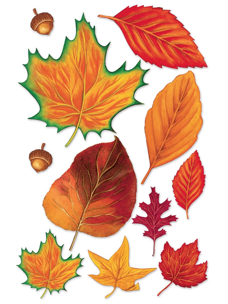 Beistle Fall Leaf Cutouts