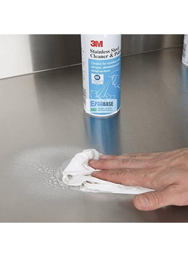 3M 3M Stainless Steel Cleaner And Polish 600Ml  - Image 4