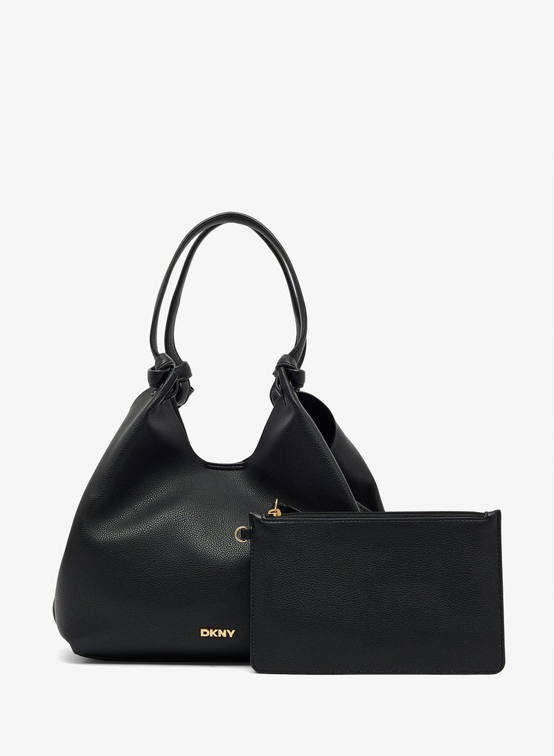 دكني حقيبة توت بمقبض علوي وشعار باولا - Image 1