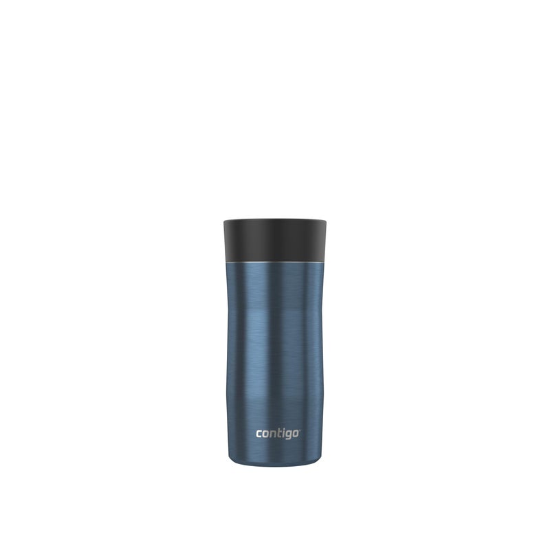 Contigo كونتيغو أوتوسيَل ويست لوب فاكوم معزول بالتفريغ من الفولاذ المقاوم للصدأ كوب سفر مع غطاء سهل التنظيف 12 أوقية بلو بيري - Image 2