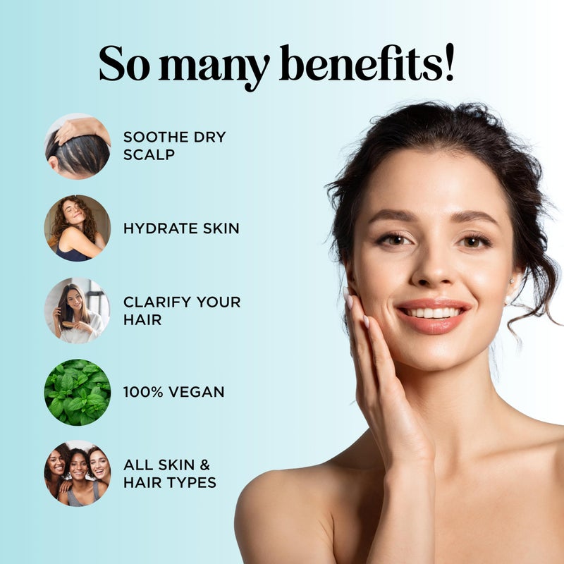 Maple Holistics Peppermint Essential Oil for Diffuser Aromatherapy - 100% Pure Peppermint Oil for Hair Skin and Nails Plus Undiluted Refreshing Aromatherapy Essential Oil for Diffusers Baths and Topical Uses 1oz - Image 3