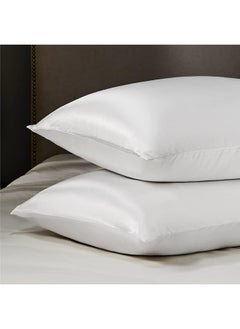 Somer Field - Silk Pillowcases For Hair And Skin 2 Pack Standard Size with Envelope Closure (2 Pcs Pillowcases (50 x 75 cm) (White) - pzsku/Z6B2511DC5267EE5B2561Z/45/_/1728712095/63634098-3b12-4b45-a666-bf37ad5218ef