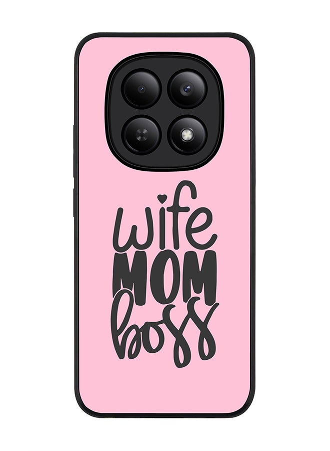 For Xiaomi Redmi Note 15 4G Case,Slim fit Camera Protection, Shockproof Thin Phone cover  - Wife Mom Boss