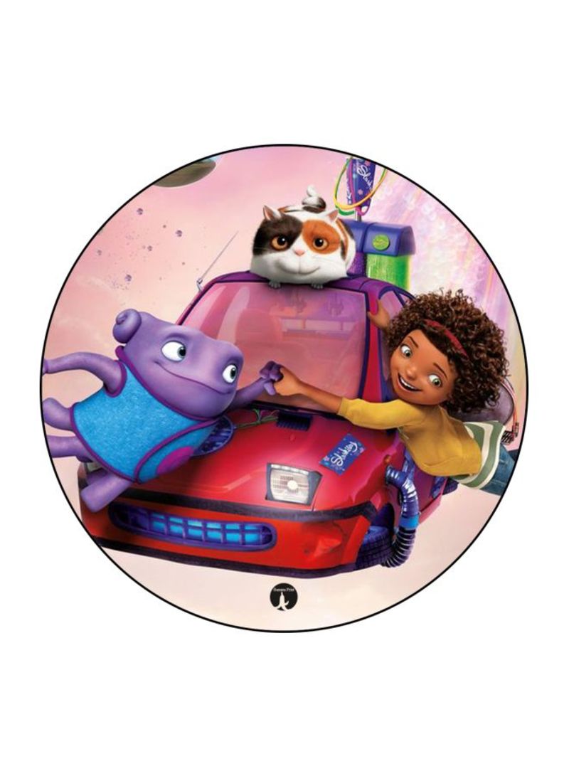 RKN Home Printed Fridge Magnet  Red/Blue/Purple - Image 1