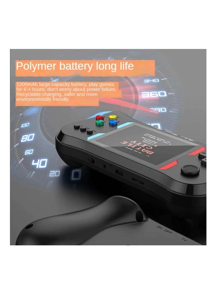 ساب وحدة ألعاب Sup 500 في 1 شاشة ملونة عالية الدقة 3.5 إنش مع عصا تحكم خارجية - Image 5