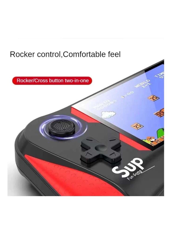 ساب وحدة ألعاب Sup 500 في 1 شاشة ملونة عالية الدقة 3.5 إنش مع عصا تحكم خارجية - Image 4