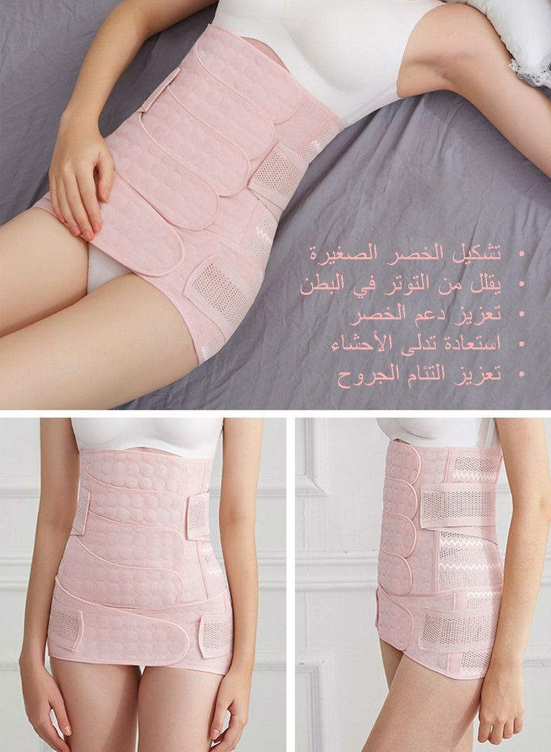 Postpartum Support Waist Belt, Belly Corset Belt For Waist, Breathable Postpartum Recovery Postnatal Corset Belt after Pregnancy Maternity - Size M - Image 4