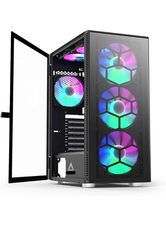 جهاز كمبيوتر للألعاب: معالج Ryzen 5 | بطاقة رسومات RX 570 OC بسعة 8 جيجابايت | ذاكرة وصول عشوائي 16 جيجابايت | قرص صلب SSD بسعة 1 تيرابايت بتقنية NMVE/SATA | نظام التشغيل Windows 11 | يدعم تقنية Wi-Fi 6 للاتصال بالإنترنت - Image 1