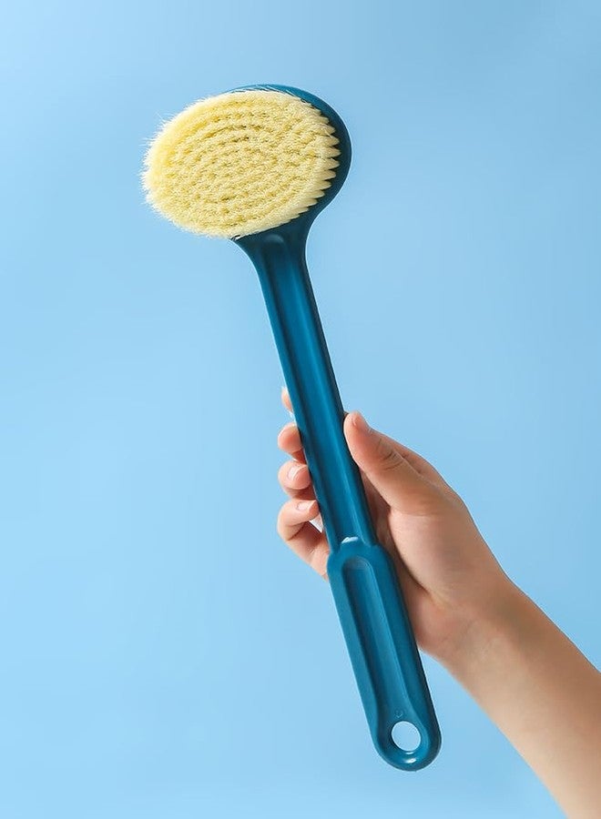 NILKANTH -Back Scrubber for Shower for Men Women Elderly, Bath Brush, Body Brush 14''(Blue) - Image 1