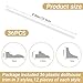 KishYa 36 Pcs Miniature Dollhouse Trim Dollhouse Accessories 3 Styles on 1 12 Scale 886 Long Plastic Dollhouse Trims Finishing Corner - Image 4