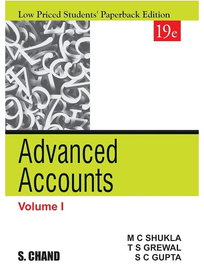ADVANCED ACCOUNTS VOLUME I, 19/e (LPSPE)