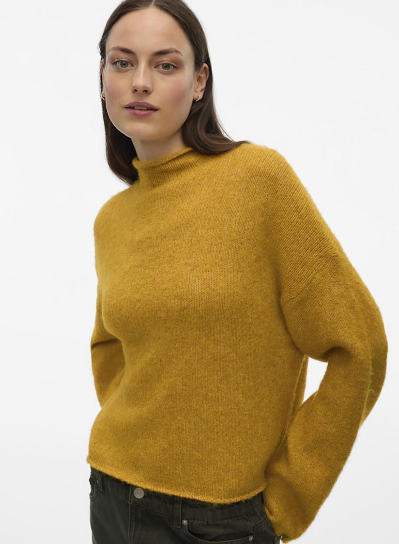 VERO MODA Vmmirla Ls Highneck Pullover - Image 5