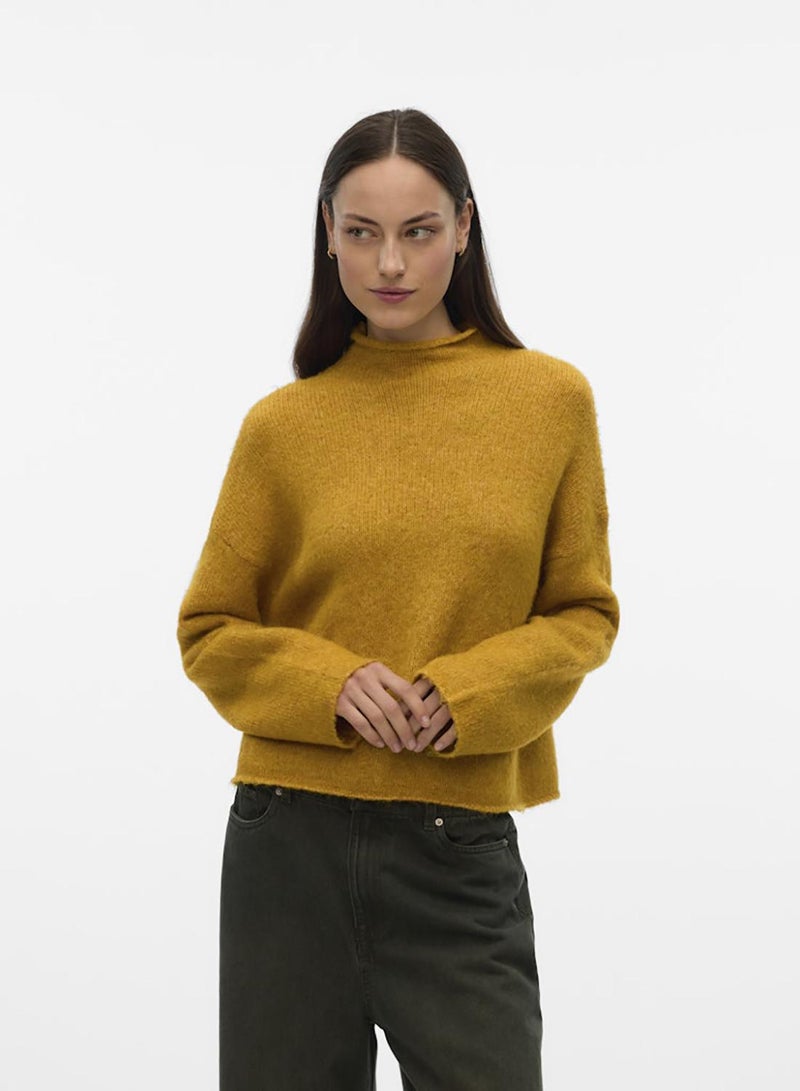 VERO MODA Vmmirla Ls Highneck Pullover - Image 2