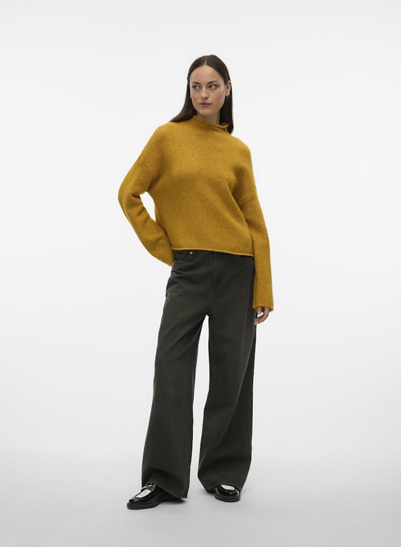 VERO MODA Vmmirla Ls Highneck Pullover - Image 3