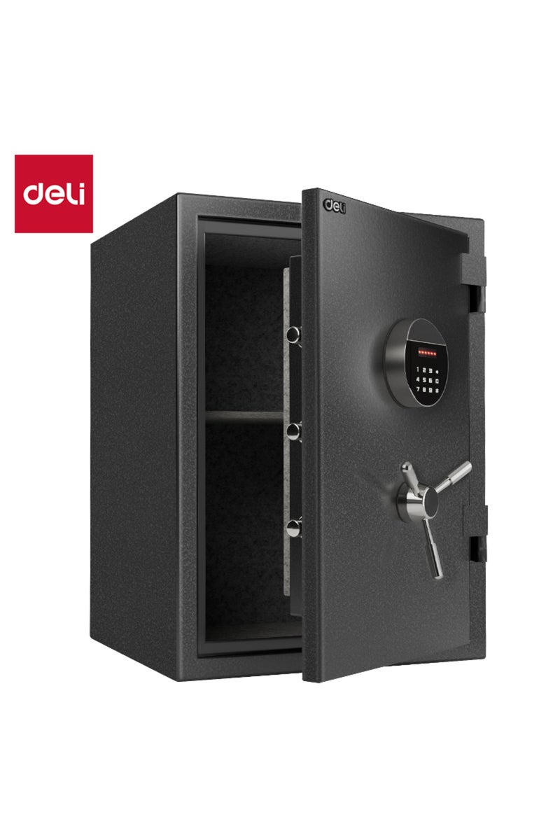 Deli 1-Hour Fireproof Safe Box, Digital Lock 36kg (50x36x35cm) ET600 Dark Grey - Image 1