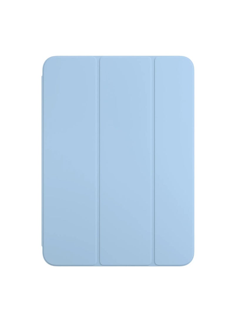 AKSESORY iPad 10th Gen Case 10.9" Light Blue – Slim Shockproof Plastic Cover with Magnetic Stand, Durable PU Protective Tablet Case - Image 2