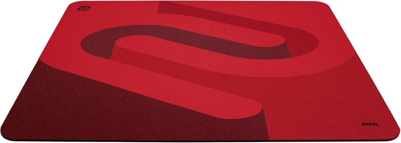 BenQ ZOWIE G-SR-SE Red Rouge II Large Esports Gaming Mouse Pad, Moisture Resistant Cloth, Smooth Glide, High Density Rubber Pad with Medium Softness, Anti-Slip base, ماوس باد - Image 1