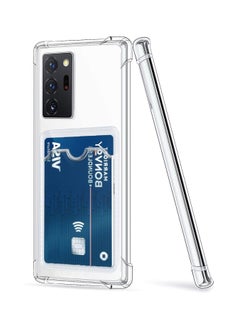 Generic Wallet Phone Case Slim Fit Card Slot Transparent Case Protective Soft Shockproof Case with Card Holder For Samsung Galaxy Note 20 Ultra/Note 20 Plus  - Image 2